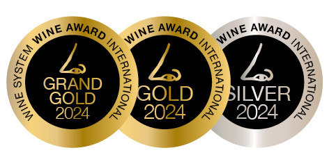 Printing rights for integrated medals ORGANIC WINE AWARD INTERNATIONAL